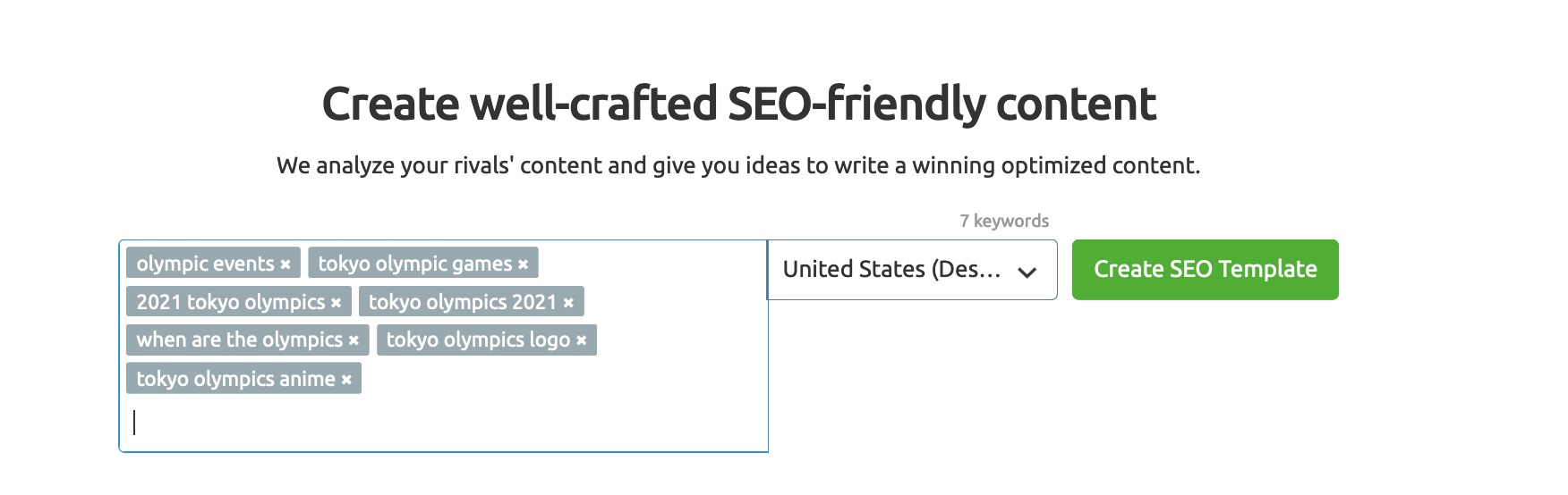 seo content template