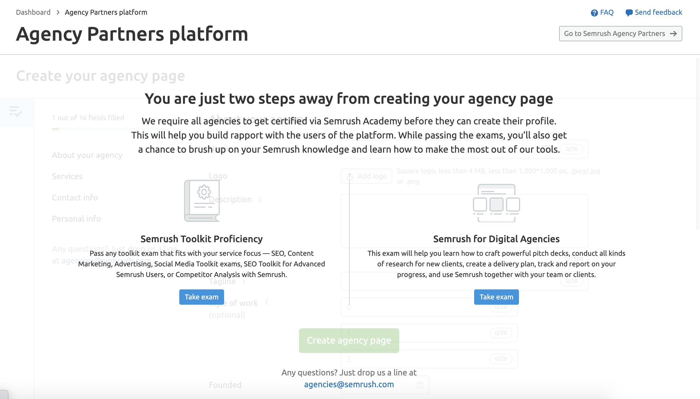 Agency Partners Platform image 1