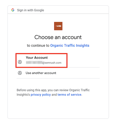 Sign in Google account