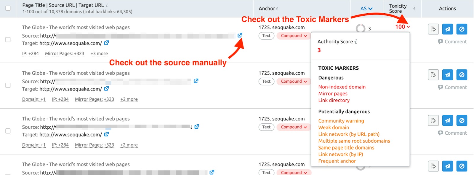 What do all of the Toxic Markers in Backlink Audit mean? image 2