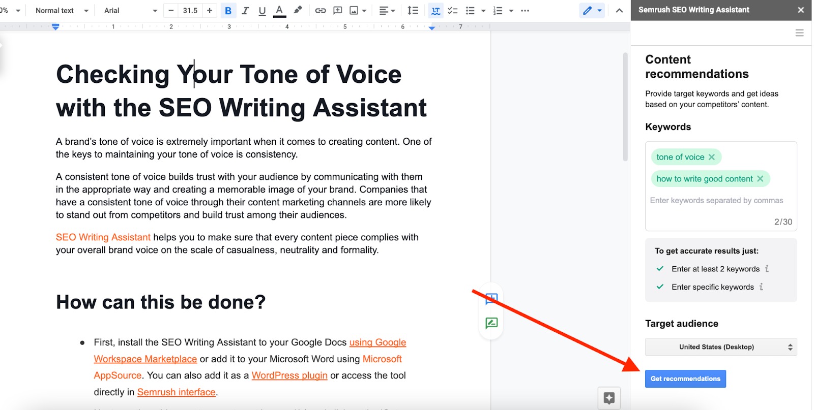 SEO Writing Assistant image 4