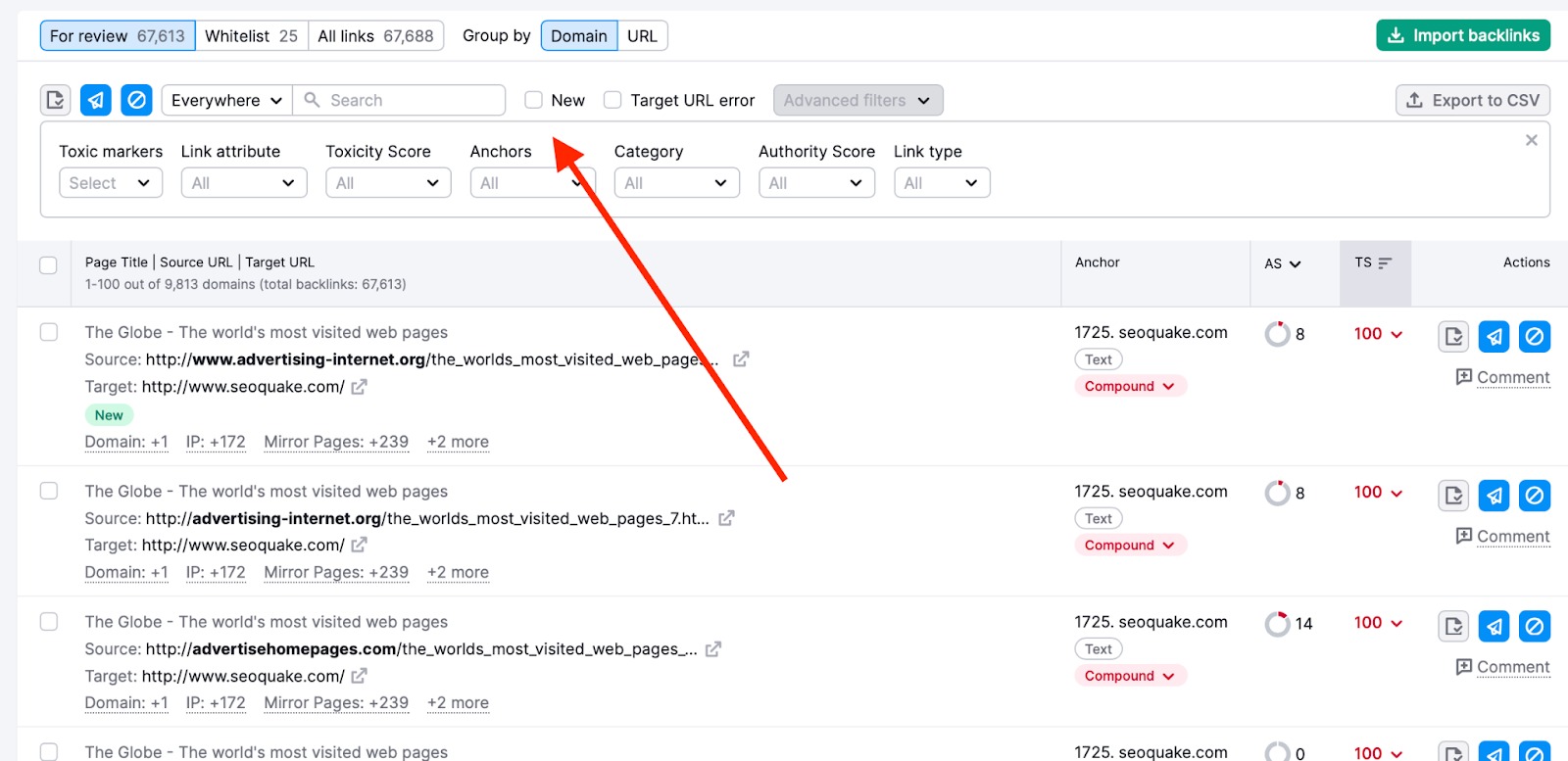 Auditing Your Backlinks Manual Semrush Toolkits Semrush