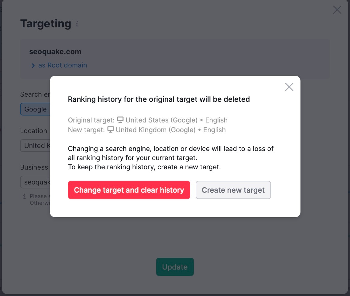 Position Tracking multitargeting