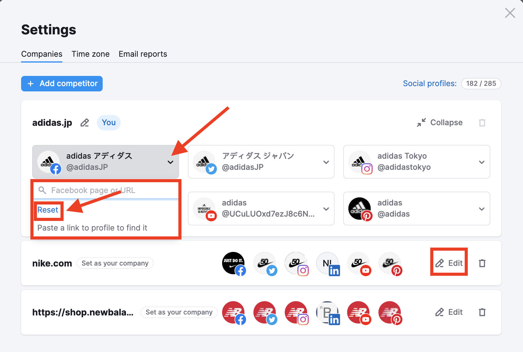 How to Disconnect your Social Media Accounts from Semrush image 5