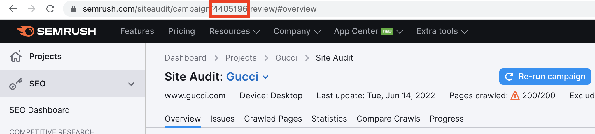 Intégration de Semrush à Looker Studio image 9
