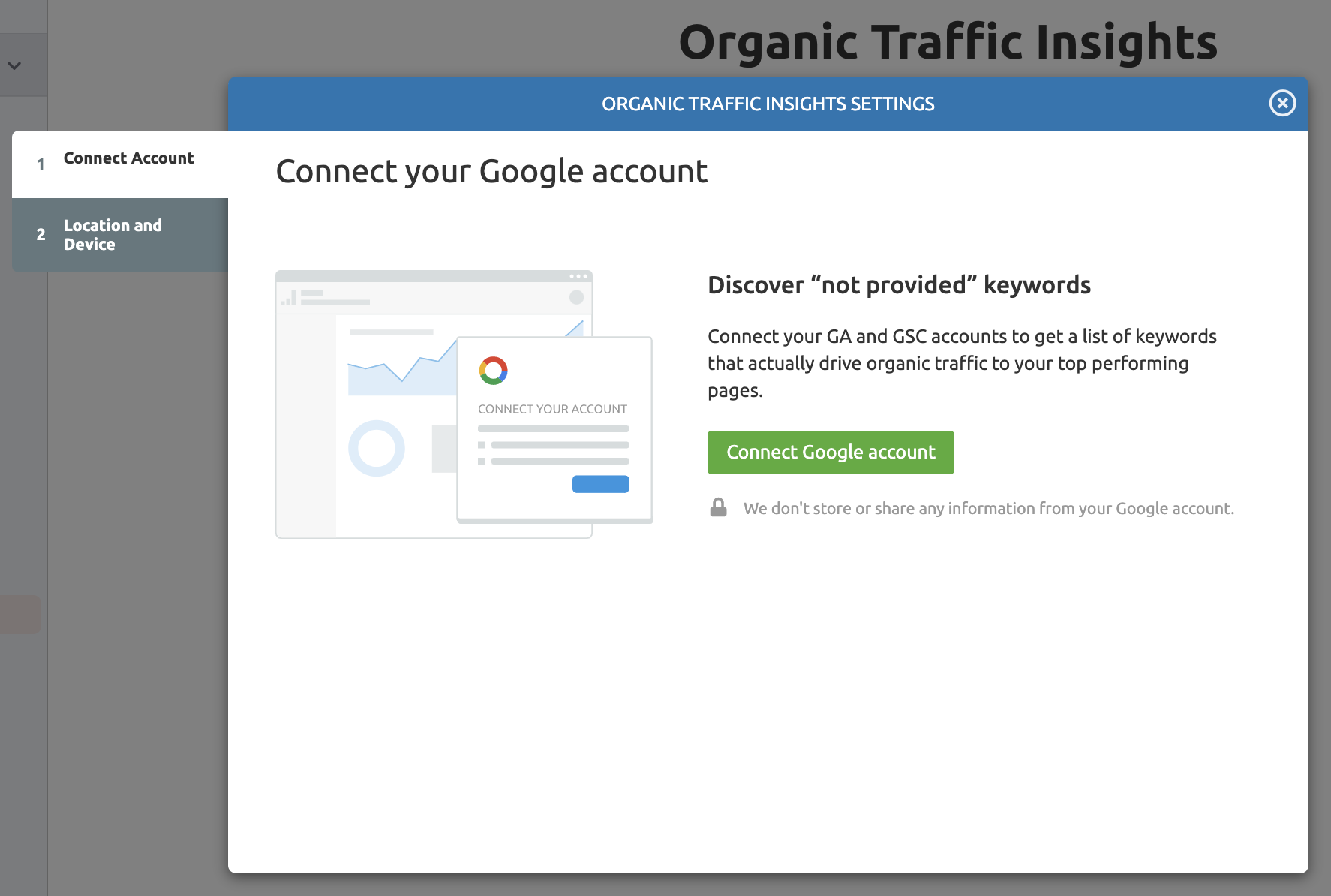 Configuring Organic Traffic Insights image 2