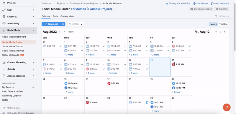 Planning Your Posts in an Interactive Calendar image 2