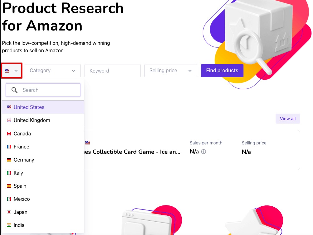 Product Research getting started