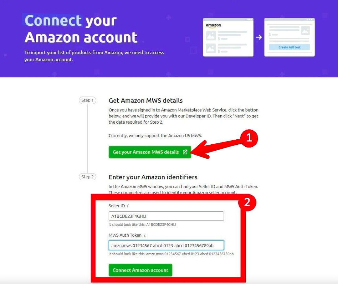 Сonnecting your Amazon Seller account