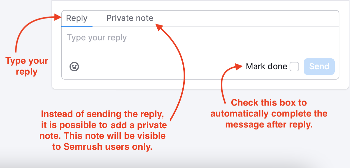 Social Inbox managing replies