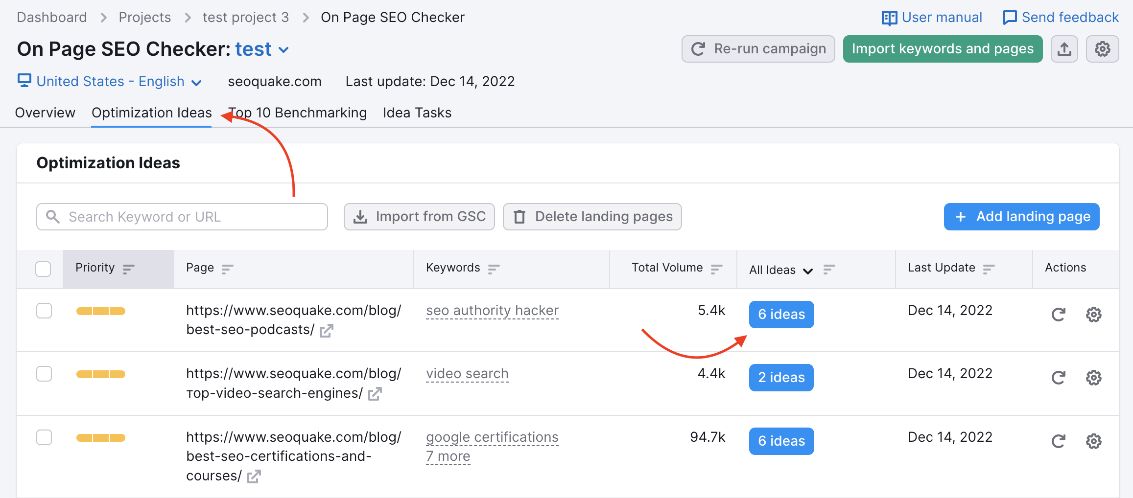 optimization ideas
