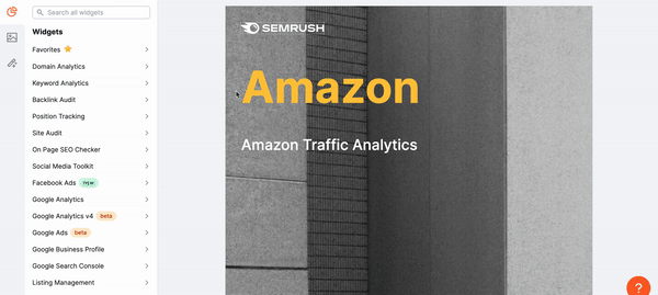 Traffic analytics section in my reports.gif