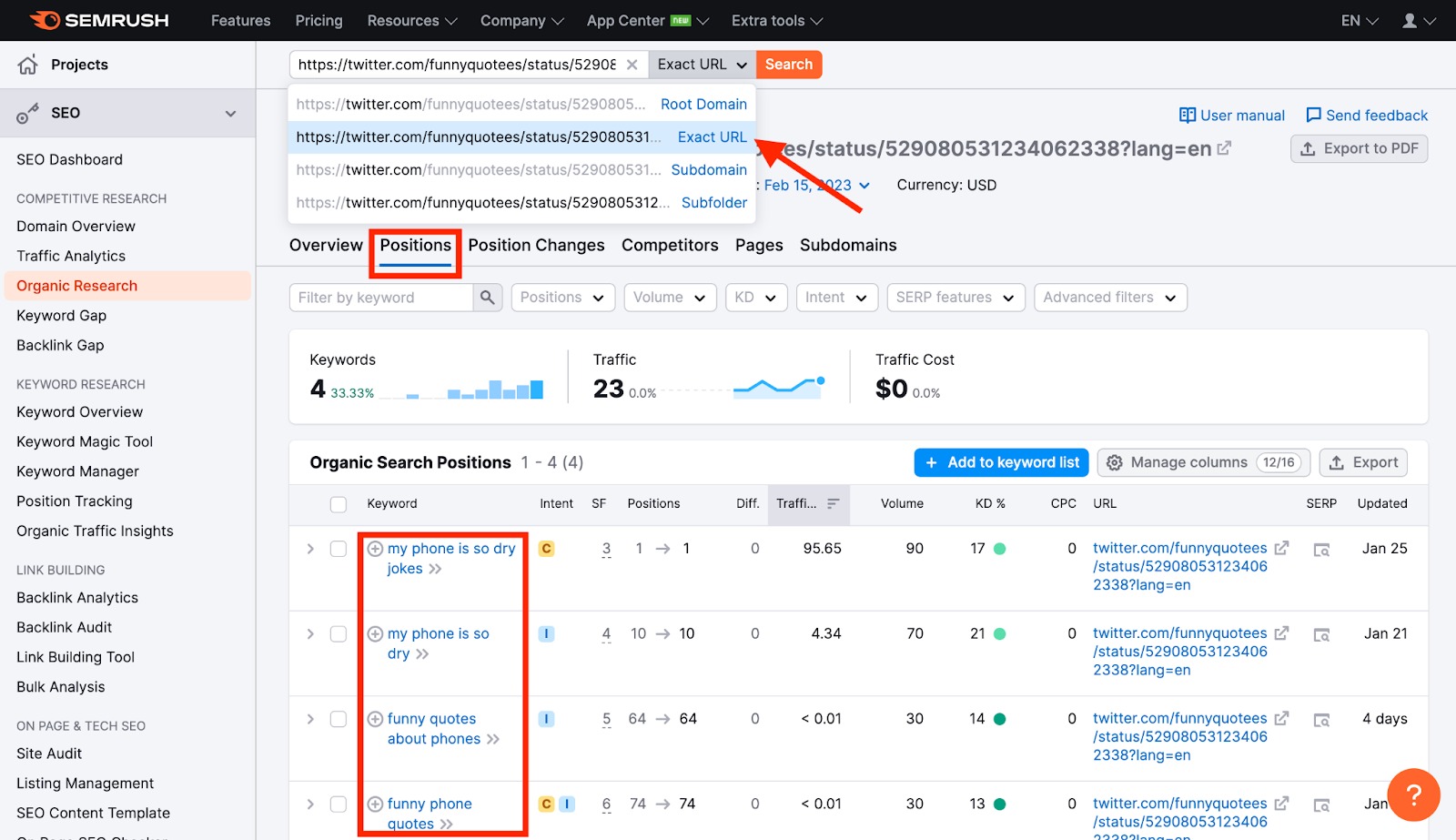 How Semrush Collects Data About Twitter Carousels 
