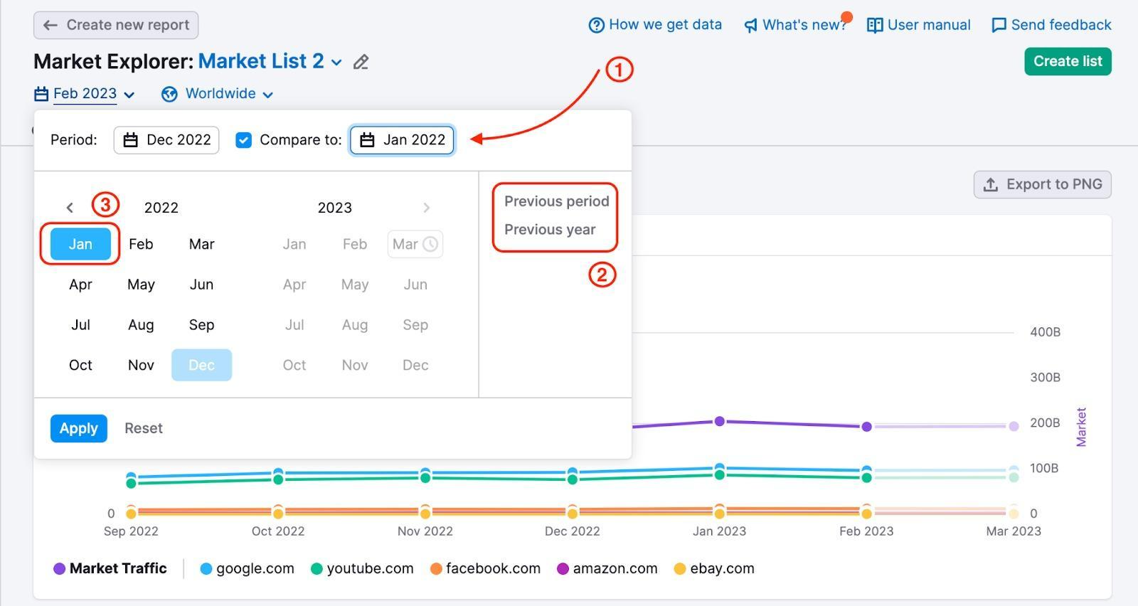 Report Benchmark di Market Explorer image 7