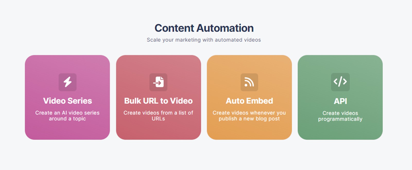 AI Video Marketing Automator’s Content Automation tools.
