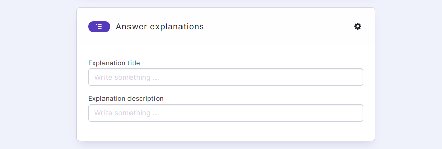 Adding answer explanations to questions in the Quiz Maker app.