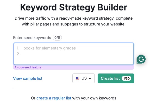 Keyword Strategy Builder image 26