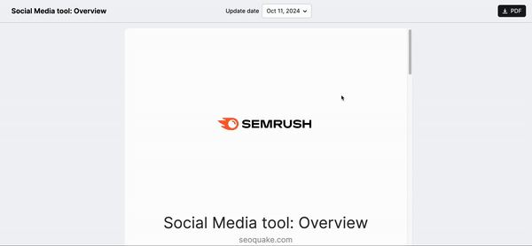 Report Automation with Semrush image 7