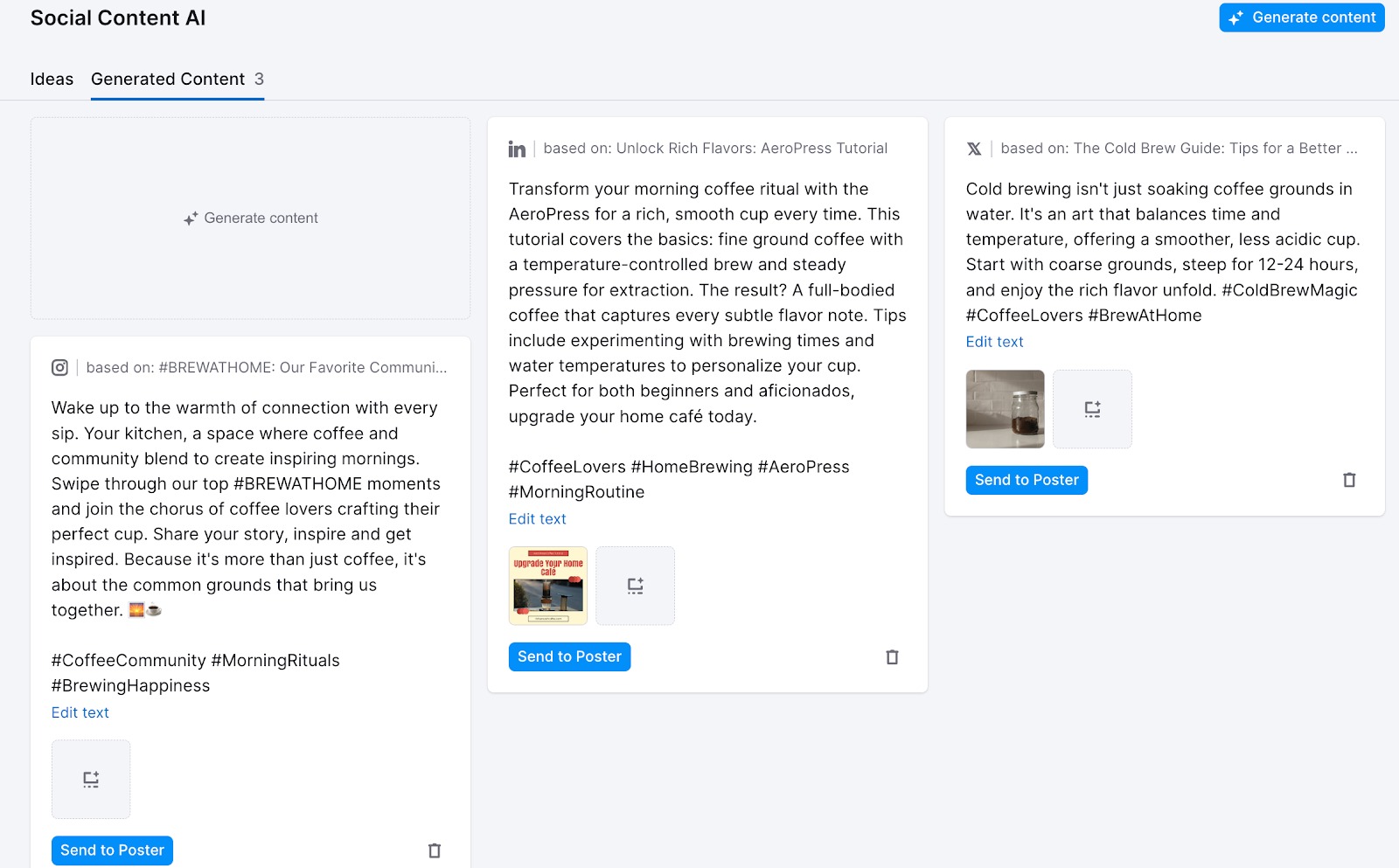 Generate multimedia content for social media image 12
