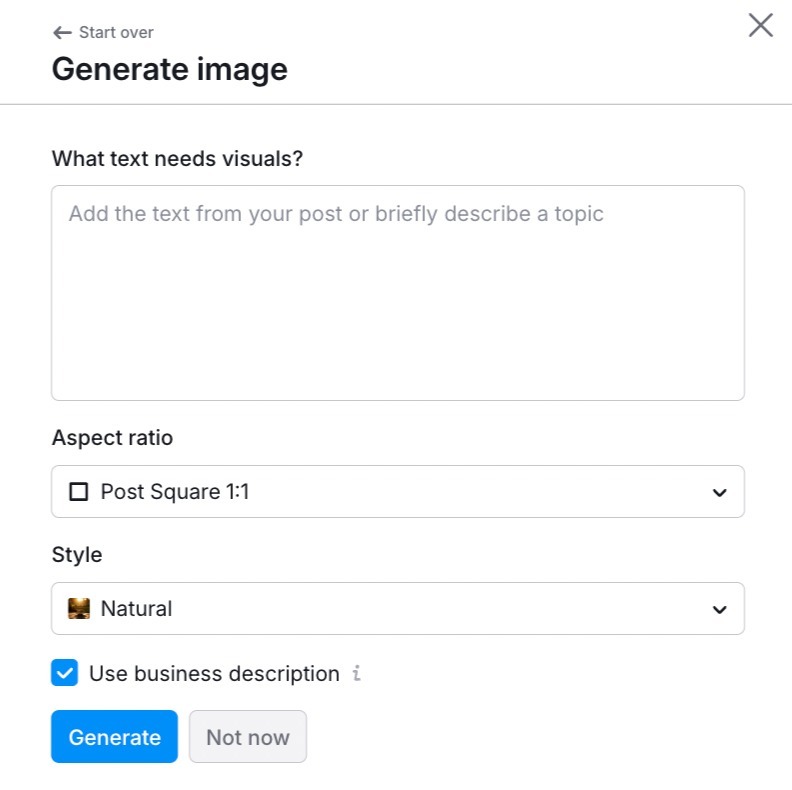 Generate multimedia content for social media image 20