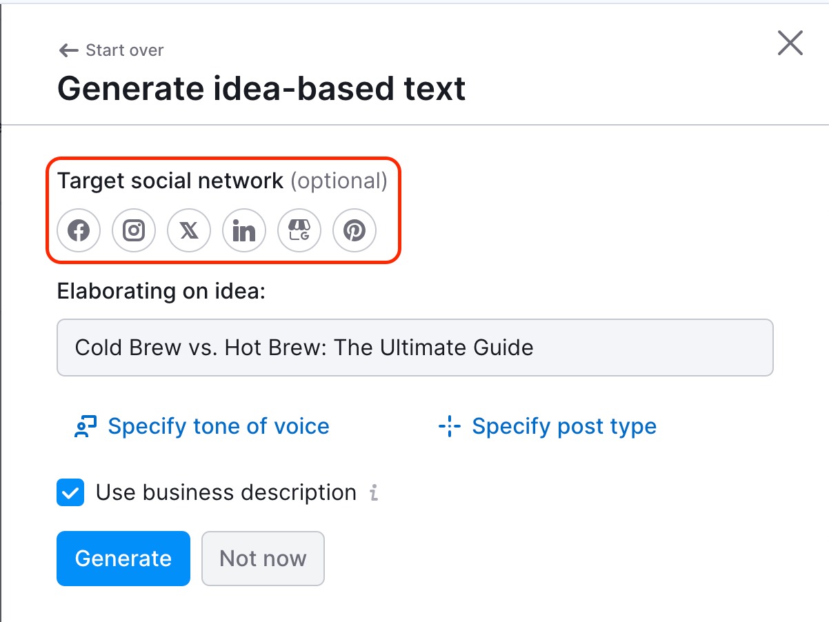 Generate multimedia content for social media image 7