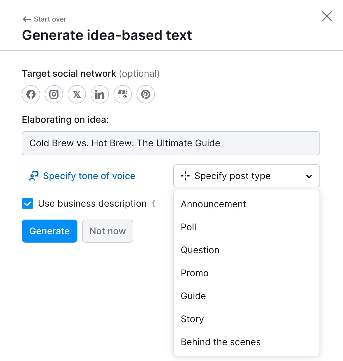 Generate multimedia content for social media image 8
