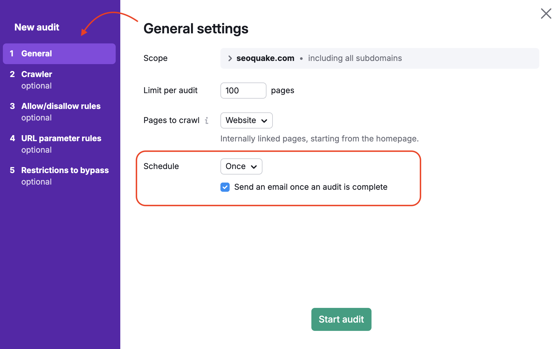How to track your progress and set up alert emails for your Projects image 1