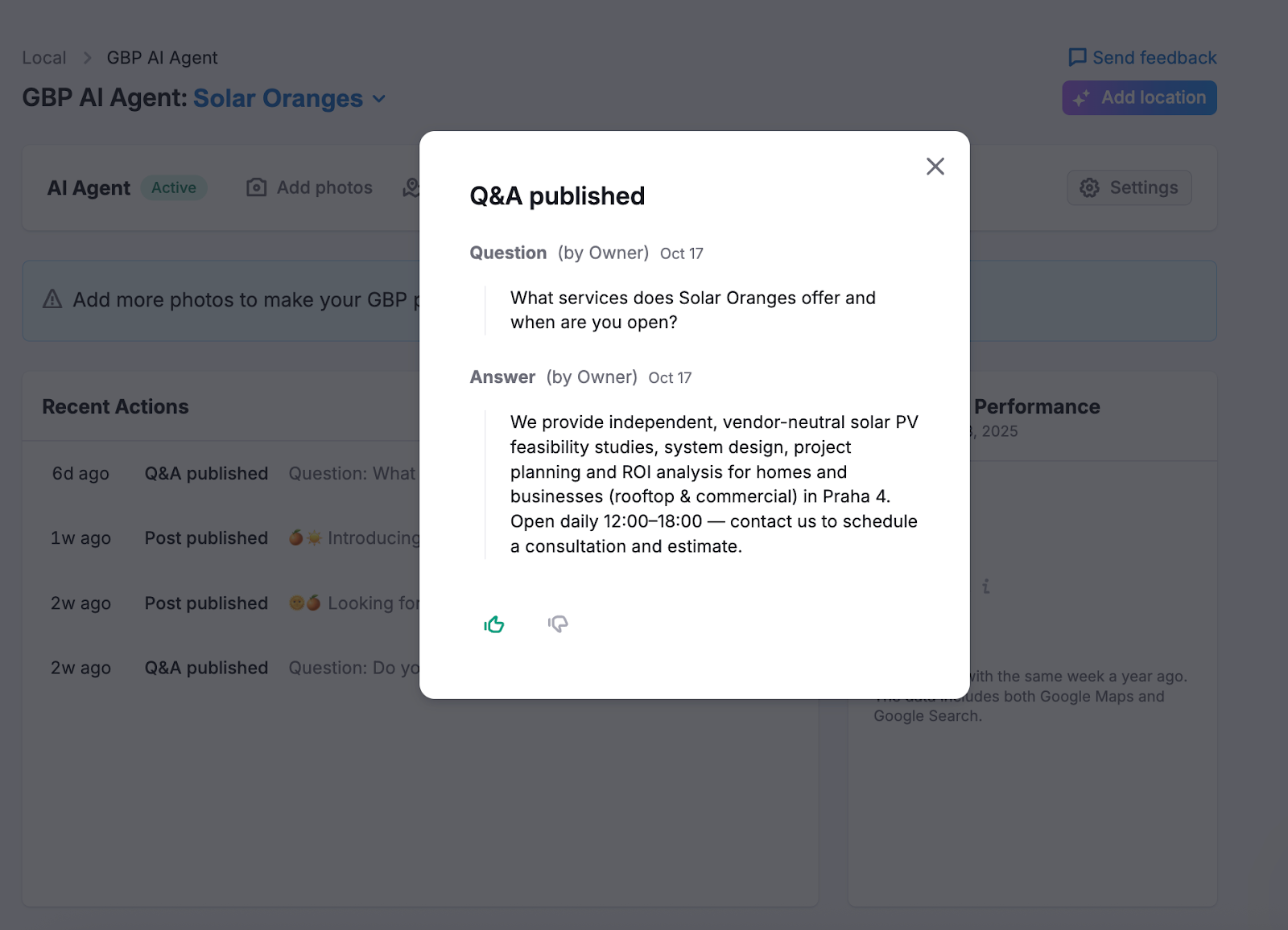 GBP AI Agent image 5