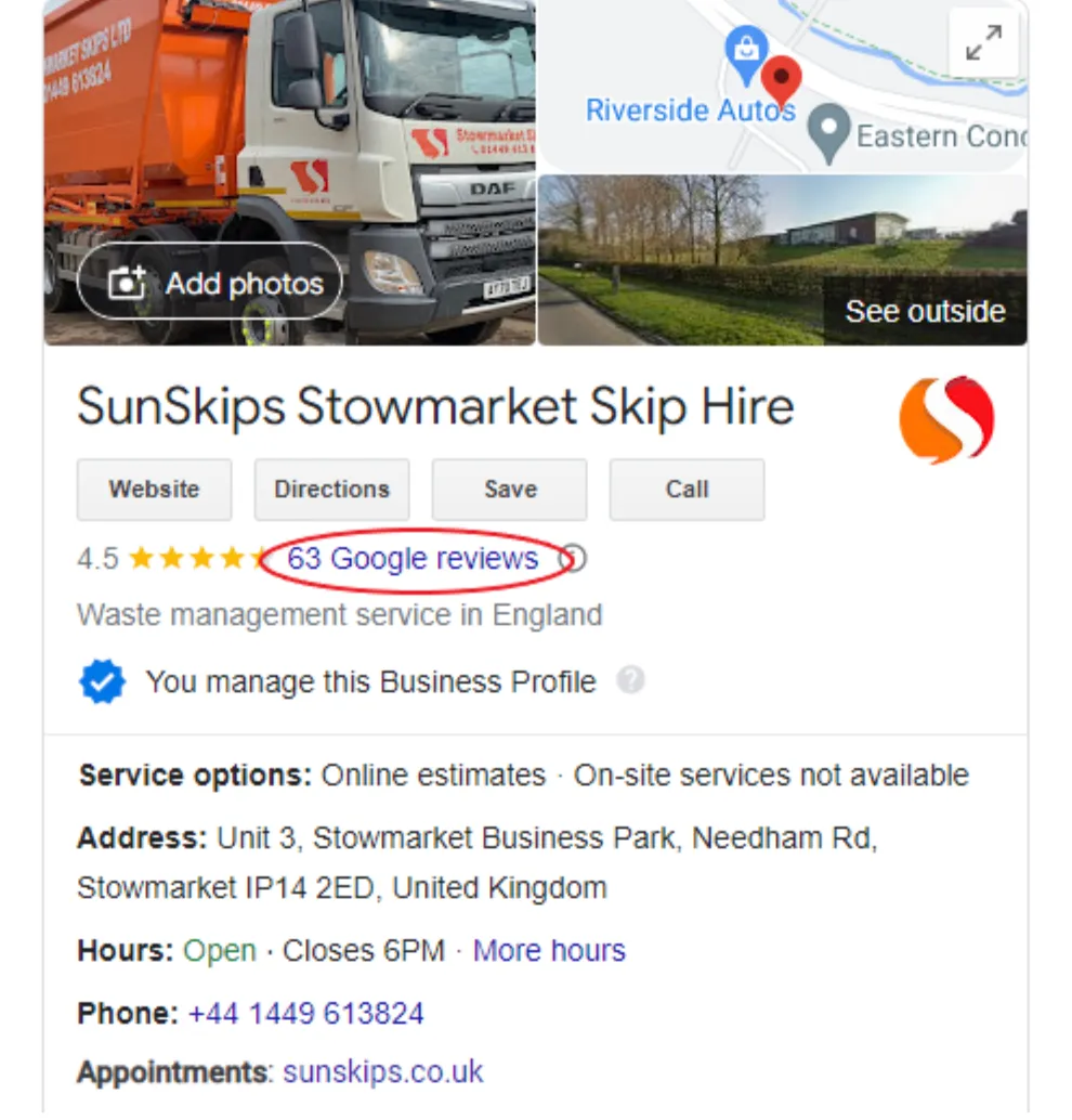 You can access your link to Google reviews via this Google Search profile