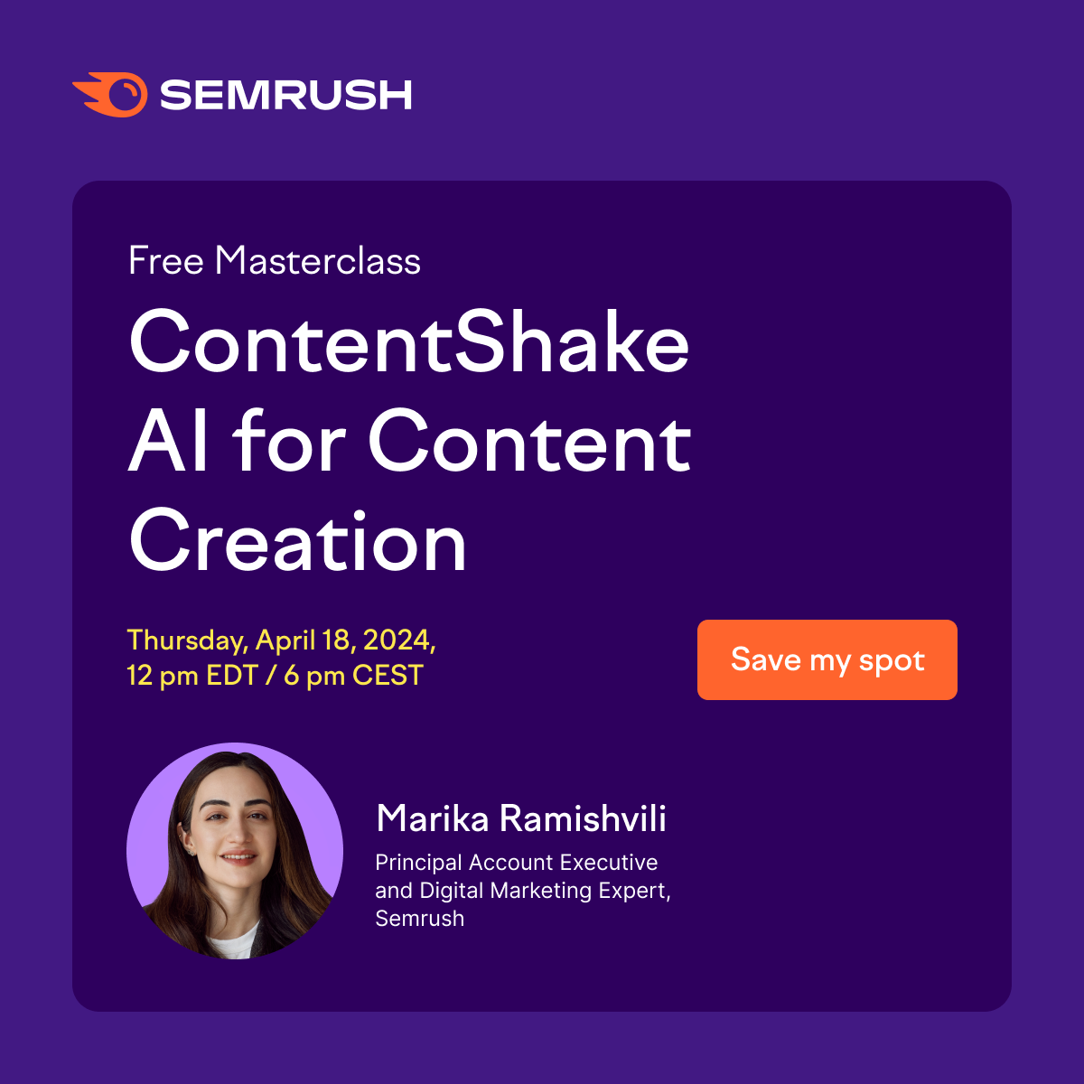 Semrush Webinars: Insights from Top Digital Marketing Experts